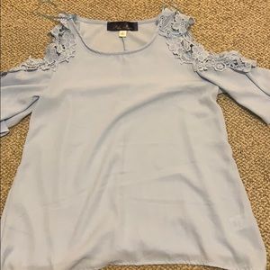 Light Blue Blouse. Worn once. Great Condition.